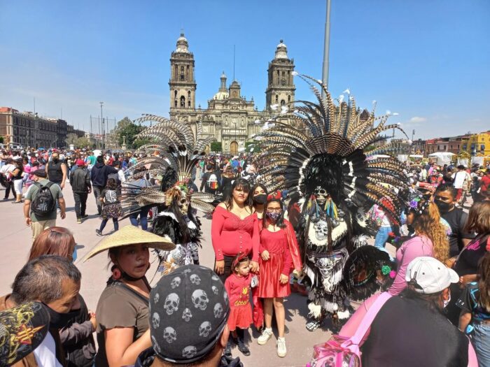 Zocalo, Dia de los Muertos, Day of the Dead, Mexico City