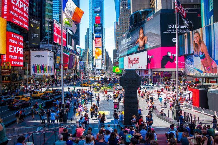 places in New York City: Times Square