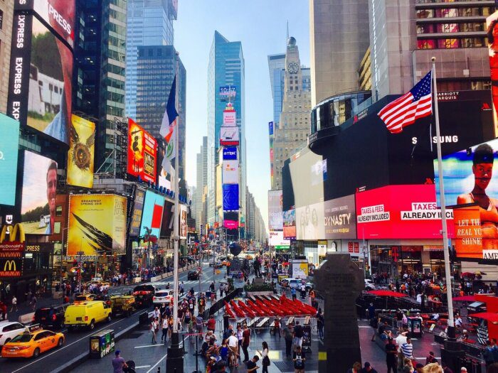 places in New York City: TImes Square